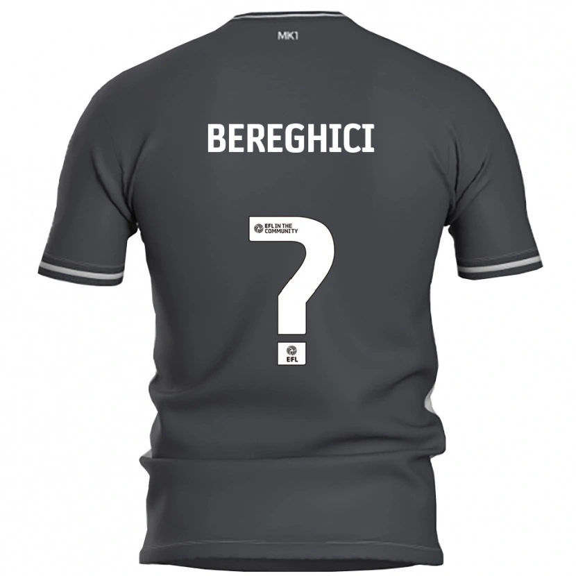 Danxen Hombre Camiseta Artiom Bereghici #0 Gris Plata 2ª Equipación 2025/26 La Camisa