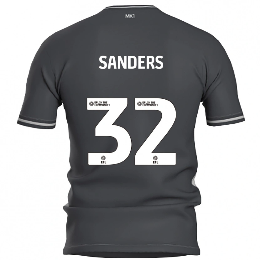 Danxen Hombre Camiseta Jack Sanders #32 Gris Plata 2ª Equipación 2025/26 La Camisa