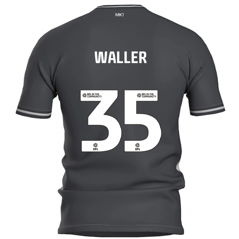 Danxen Hombre Camiseta Charlie Waller #35 Gris Plata 2ª Equipación 2025/26 La Camisa