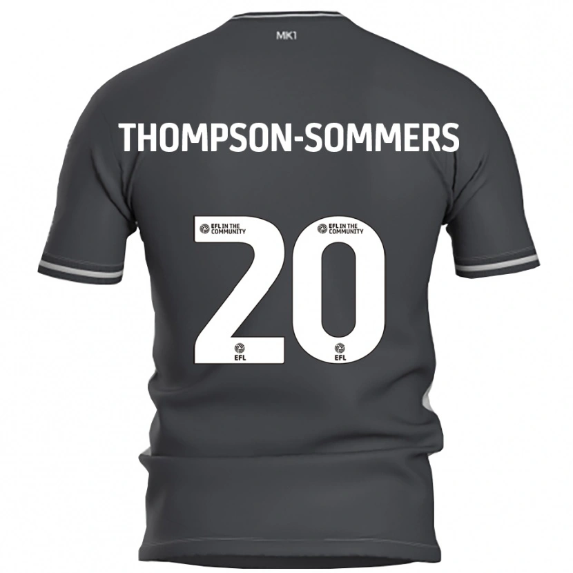 Danxen Hombre Camiseta Kane Thompson-Sommers #20 Gris Plata 2ª Equipación 2025/26 La Camisa