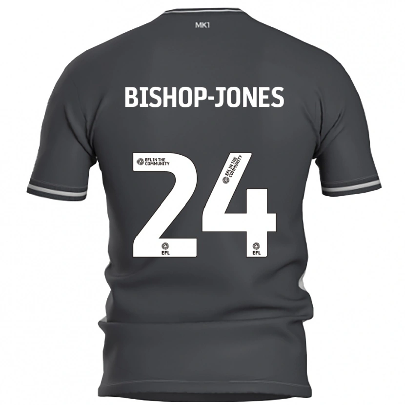 Danxen Hombre Camiseta Ruby Bishop-Jones #24 Gris Plata 2ª Equipación 2025/26 La Camisa