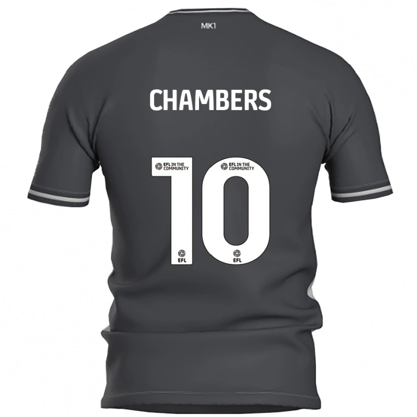 Danxen Hombre Camiseta T'yanna Chambers #10 Gris Plata 2ª Equipación 2025/26 La Camisa