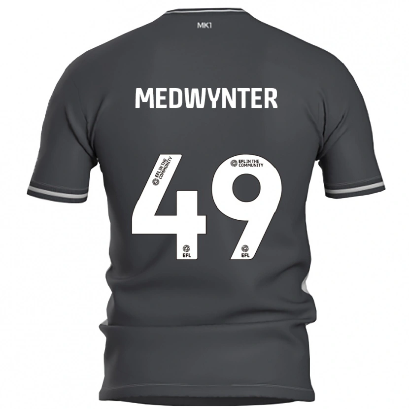 Danxen Hombre Camiseta Chase Medwynter #49 Gris Plata 2ª Equipación 2025/26 La Camisa