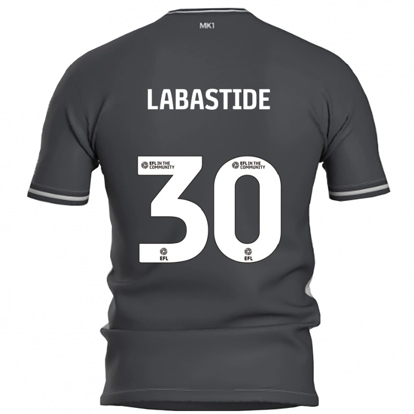 Danxen Hombre Camiseta Zara Labastide #30 Gris Plata 2ª Equipación 2025/26 La Camisa