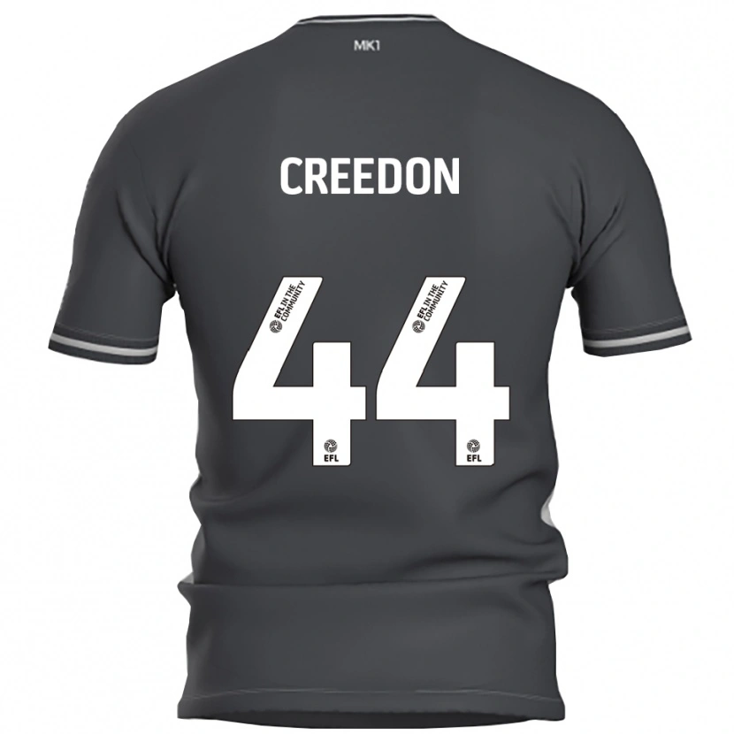 Danxen Hombre Camiseta Erin Creedon #44 Gris Plata 2ª Equipación 2025/26 La Camisa