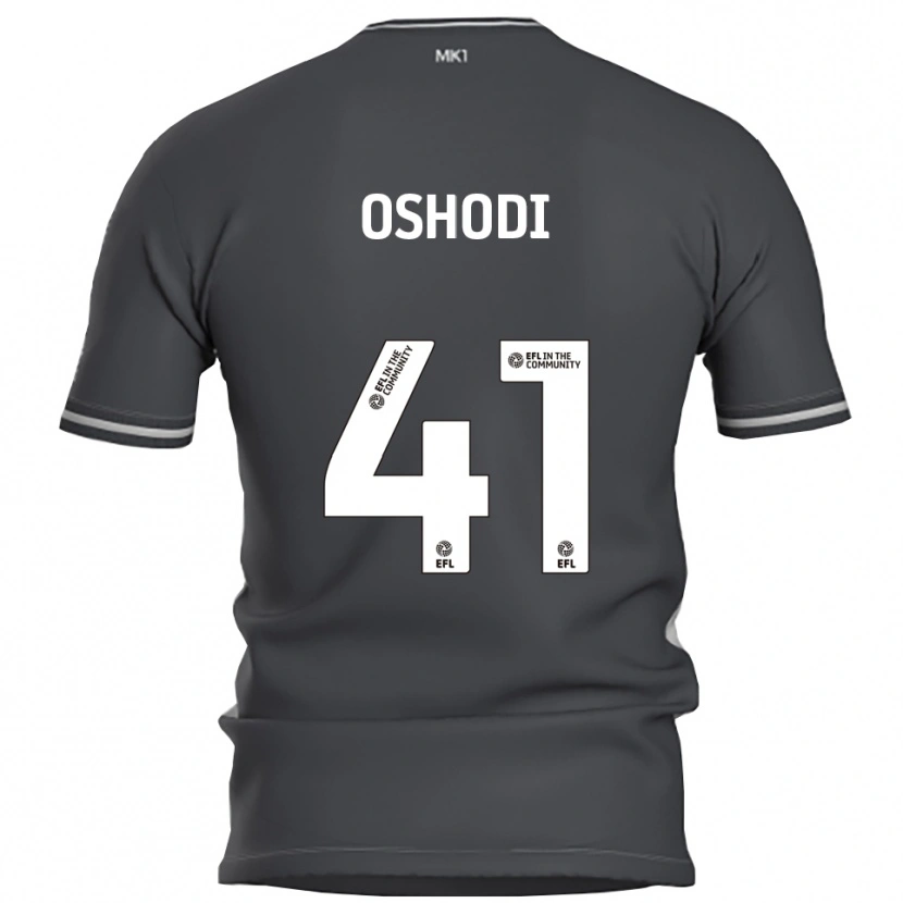 Danxen Hombre Camiseta Olivia Oshodi #41 Gris Plata 2ª Equipación 2025/26 La Camisa
