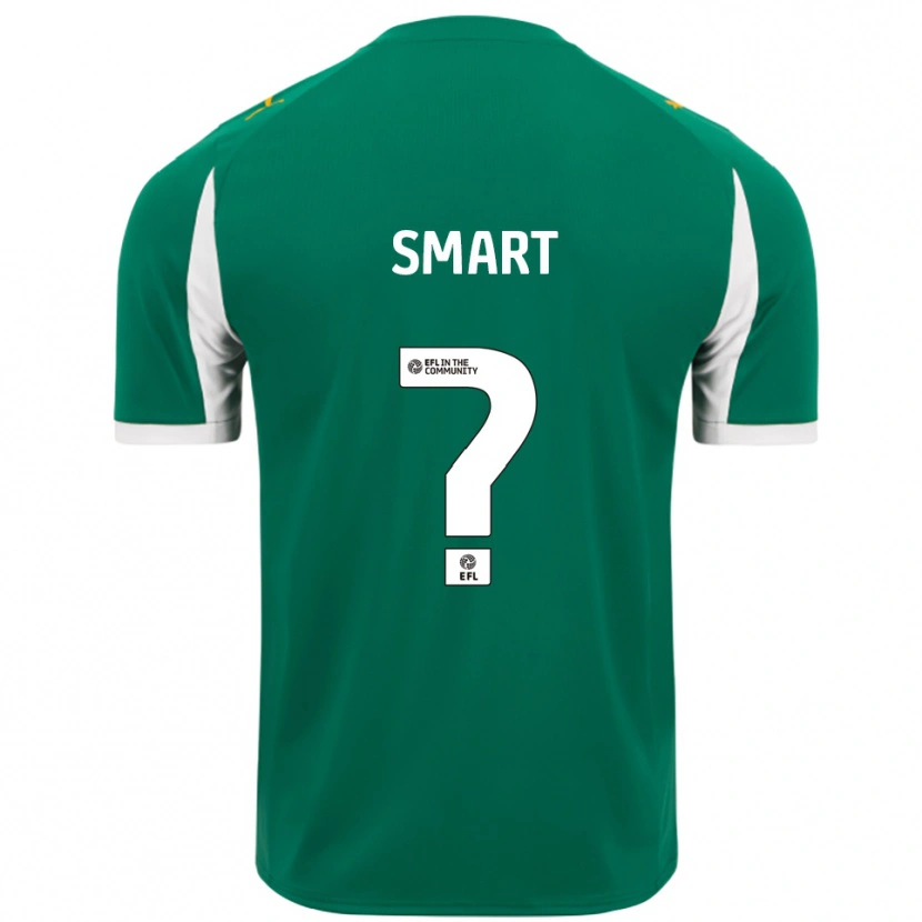 Danxen Hombre Camiseta Isaac Smart #0 Verde Blanco 2ª Equipación 2025/26 La Camisa