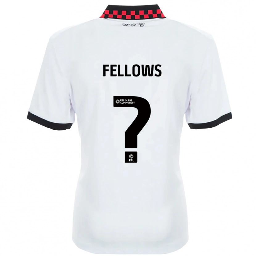 Danxen Hombre Camiseta Mia Fellows #0 Blanco Negro 2ª Equipación 2025/26 La Camisa