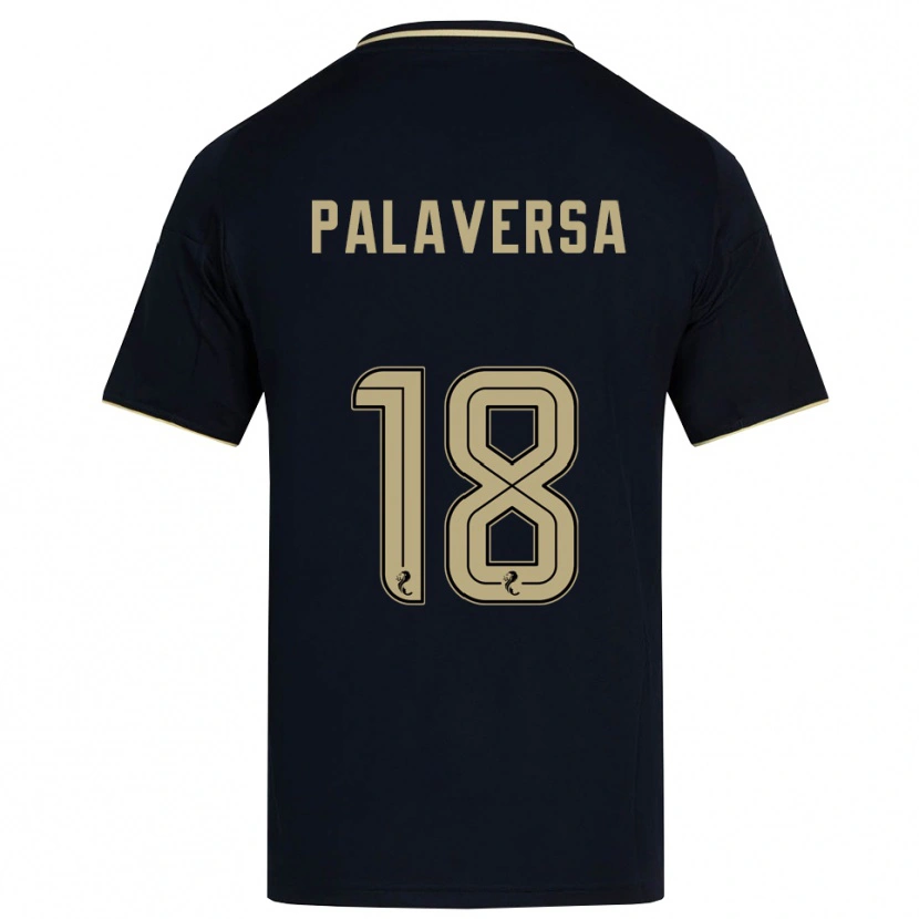 Danxen Hombre Camiseta Ante Palaversa #18 Azul Marino Dorado 2ª Equipación 2025/26 La Camisa