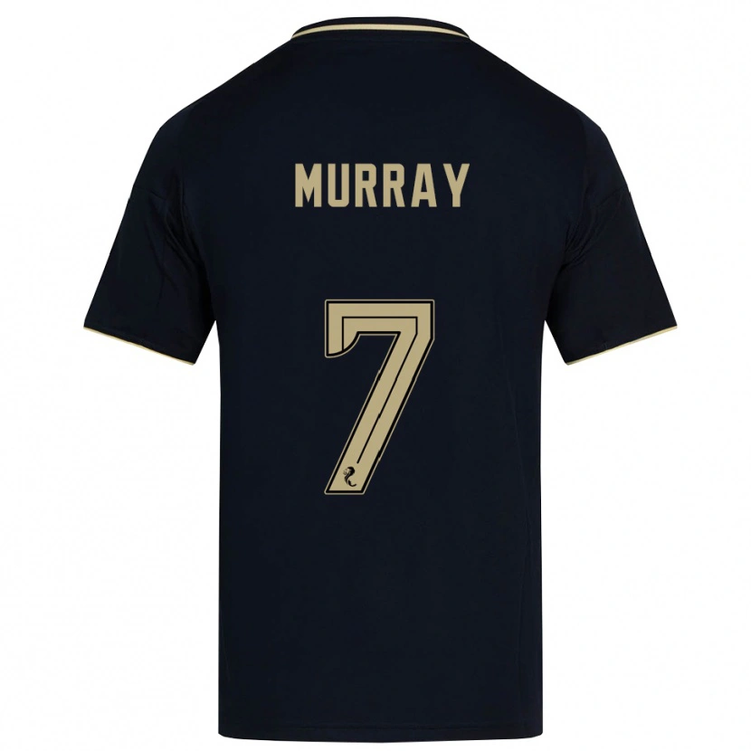 Danxen Hombre Camiseta Phoebe Murray #7 Azul Marino Dorado 2ª Equipación 2025/26 La Camisa