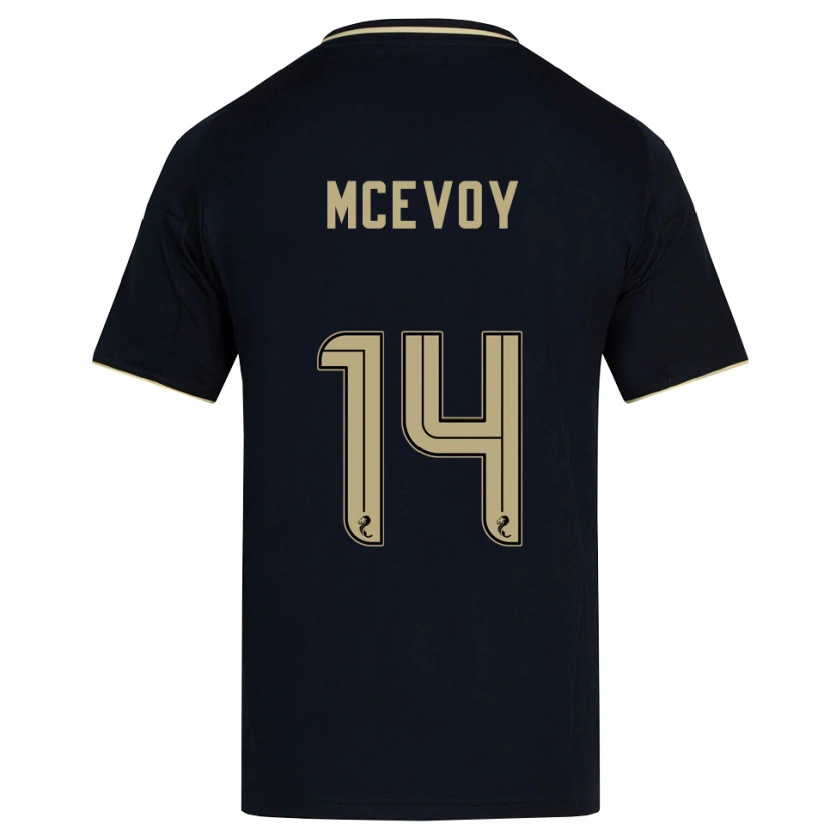 Danxen Hombre Camiseta Holly Mcevoy #14 Azul Marino Dorado 2ª Equipación 2025/26 La Camisa