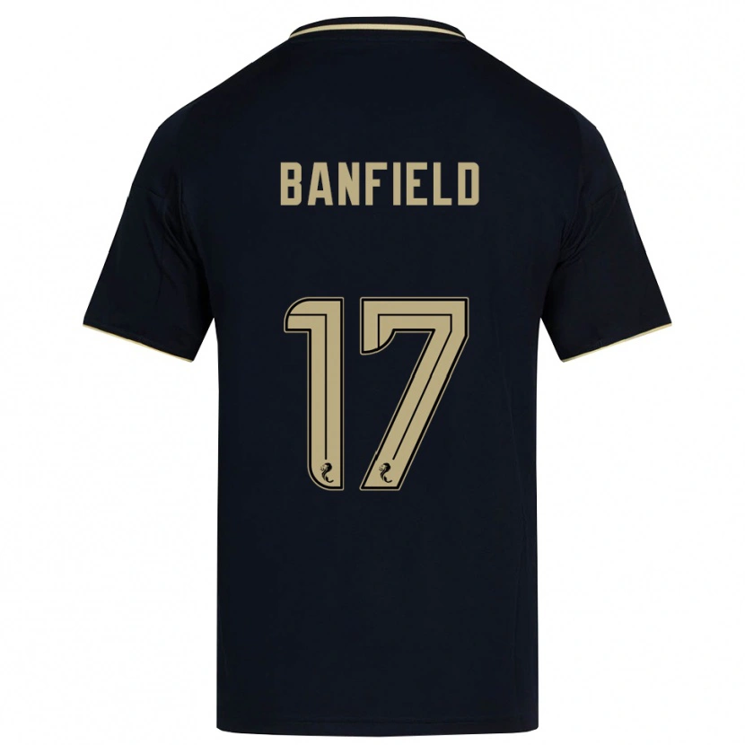 Danxen Hombre Camiseta Keeley Banfield #17 Azul Marino Dorado 2ª Equipación 2025/26 La Camisa