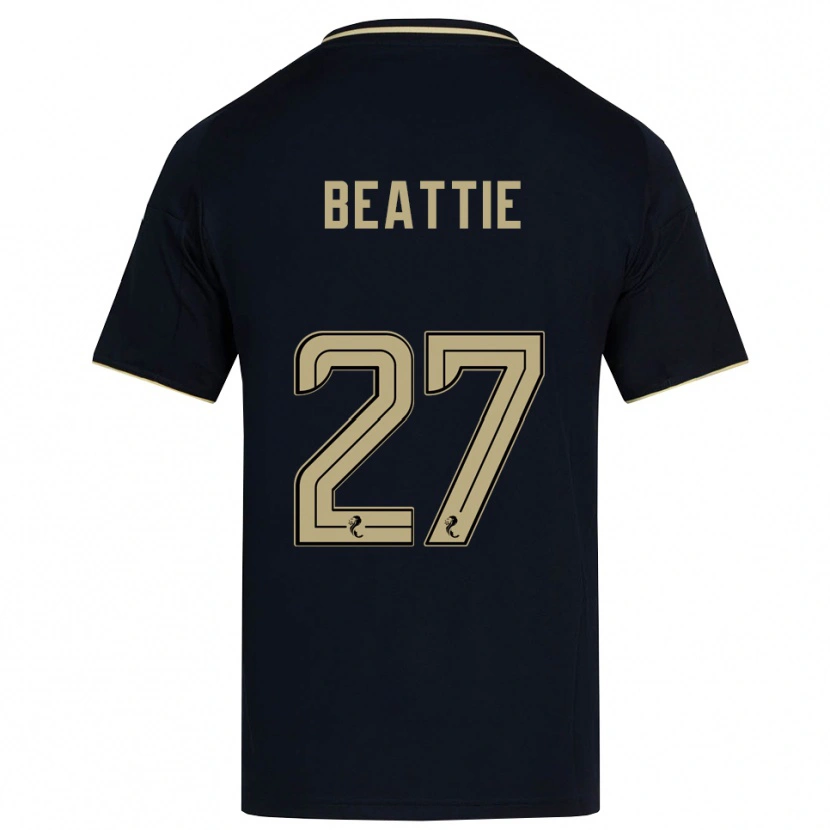 Danxen Hombre Camiseta Kerry Beattie #27 Azul Marino Dorado 2ª Equipación 2025/26 La Camisa