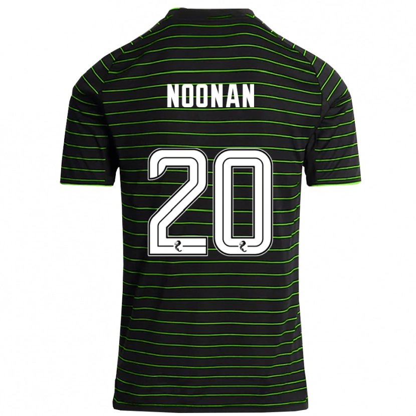 Danxen Hombre Camiseta Saoirse Noonan #20 Negro Verde 2ª Equipación 2025/26 La Camisa
