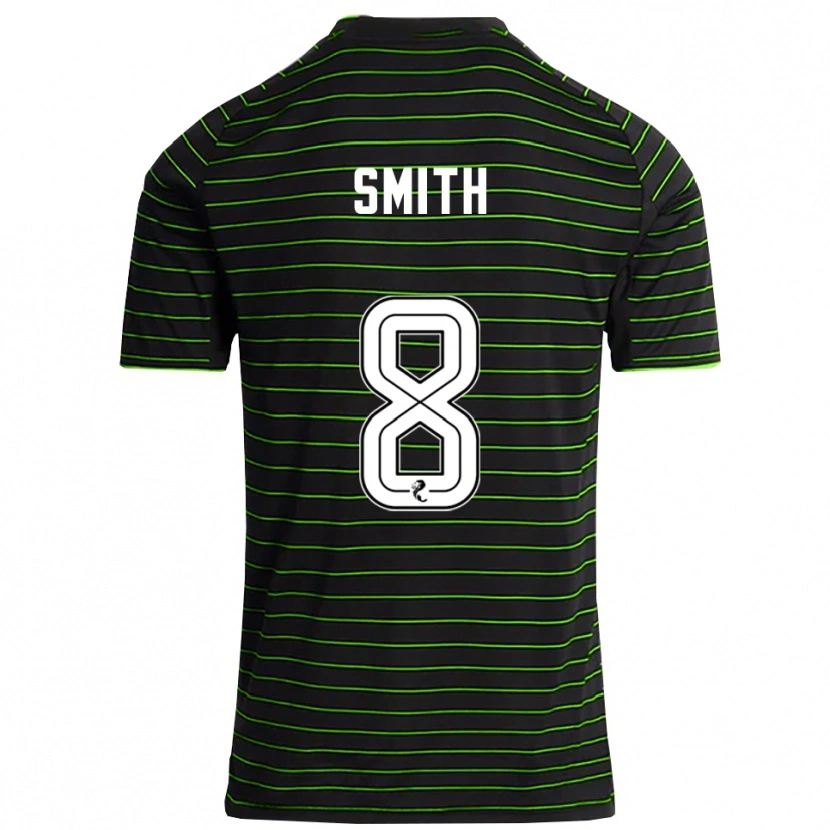 Danxen Hombre Camiseta Jenny Smith #8 Negro Verde 2ª Equipación 2025/26 La Camisa