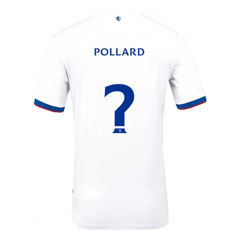 Danxen Hombre Camiseta Lancelot Pollard #0 Blanco Rojo Azul 2ª Equipación 2025/26 La Camisa