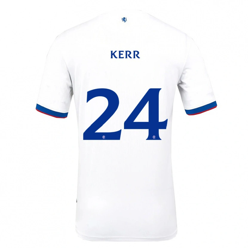 Danxen Hombre Camiseta Samantha Mary Kerr #24 Blanco Rojo Azul 2ª Equipación 2025/26 La Camisa