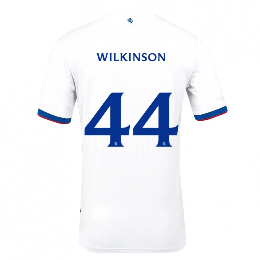 Danxen Hombre Camiseta Katie Wilkinson #44 Blanco Rojo Azul 2ª Equipación 2025/26 La Camisa