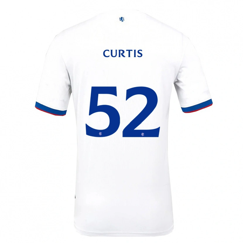 Danxen Hombre Camiseta Findlay Curtis #52 Blanco Rojo Azul 2ª Equipación 2025/26 La Camisa