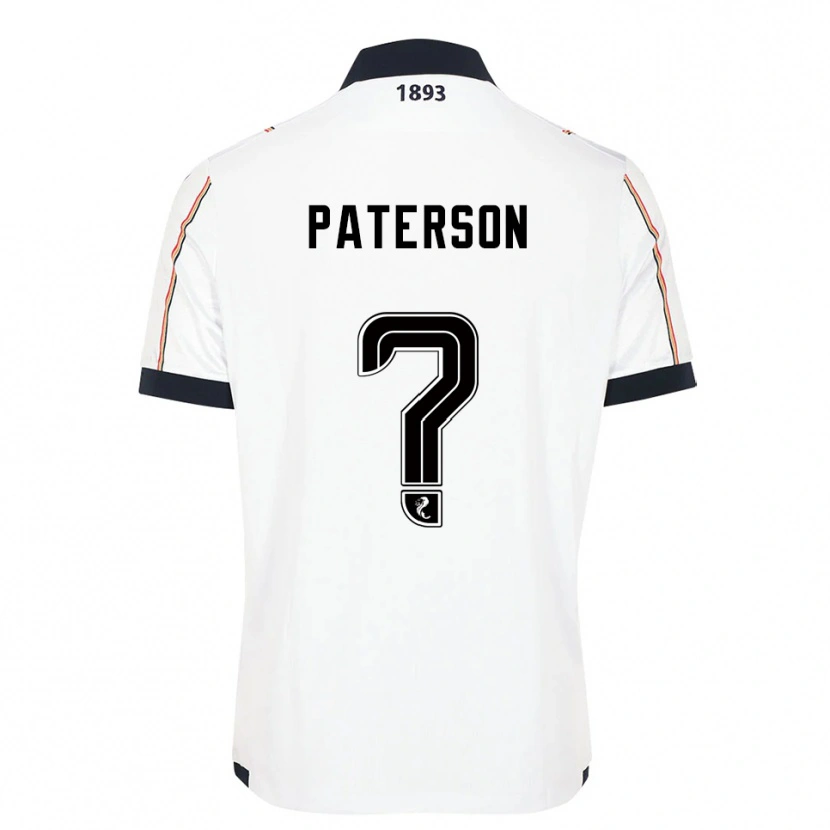 Danxen Hombre Camiseta Sonny Paterson #0 Blanco Azul Marino Rojo 2ª Equipación 2025/26 La Camisa