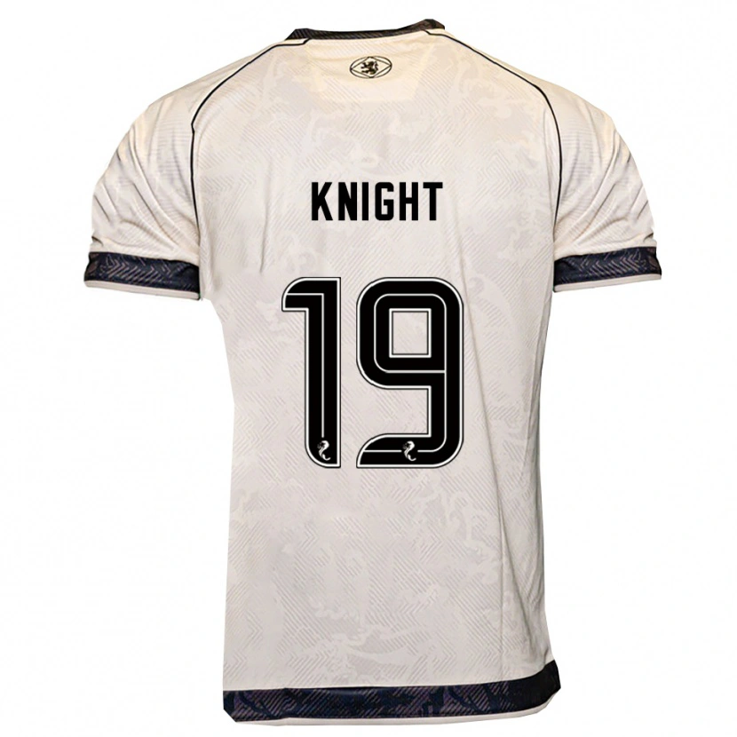 Danxen Hombre Camiseta Maya Knight #19 Blanco Negro 2ª Equipación 2025/26 La Camisa