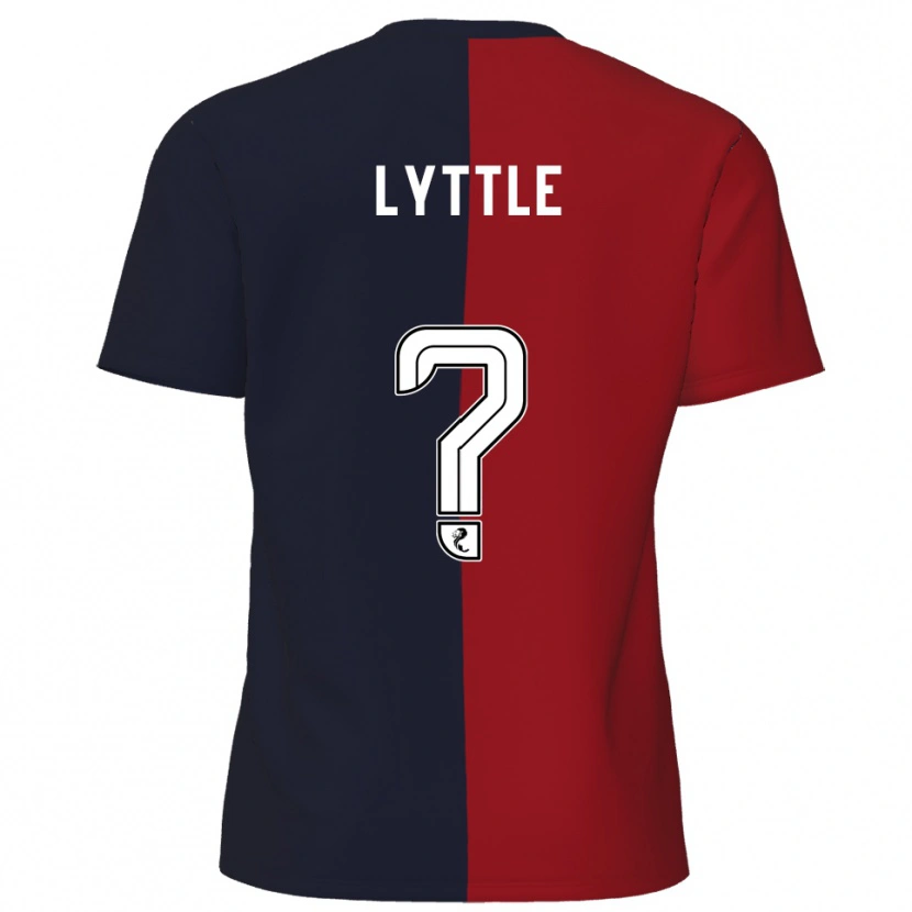 Danxen Hombre Camiseta Laura Lyttle #0 Rojo Azul Marino 2ª Equipación 2025/26 La Camisa