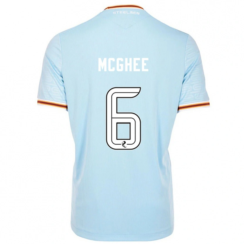 Danxen Hombre Camiseta Jordan Mcghee #6 Celeste 2ª Equipación 2025/26 La Camisa