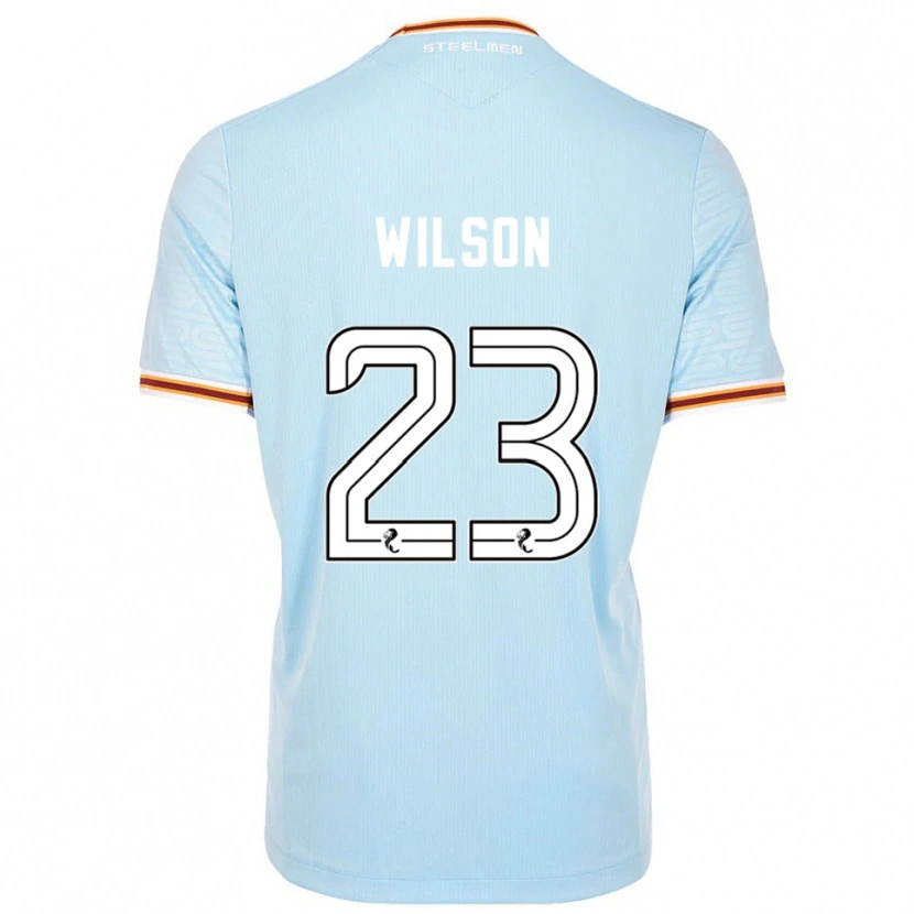 Danxen Hombre Camiseta Ewan Wilson #23 Celeste 2ª Equipación 2025/26 La Camisa