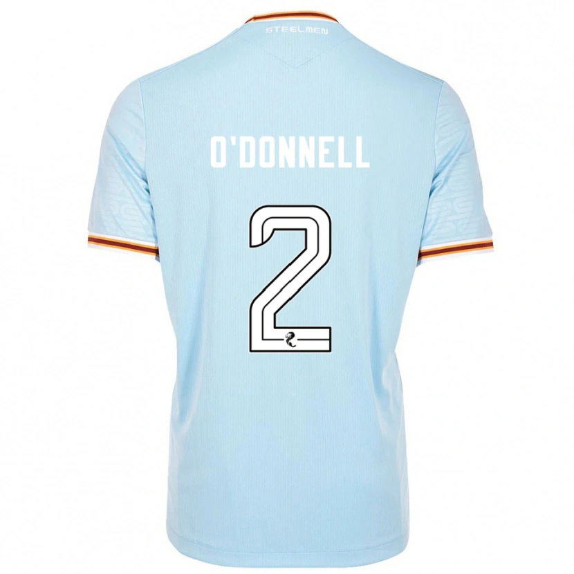 Danxen Hombre Camiseta Stephen O'donnell #2 Celeste 2ª Equipación 2025/26 La Camisa