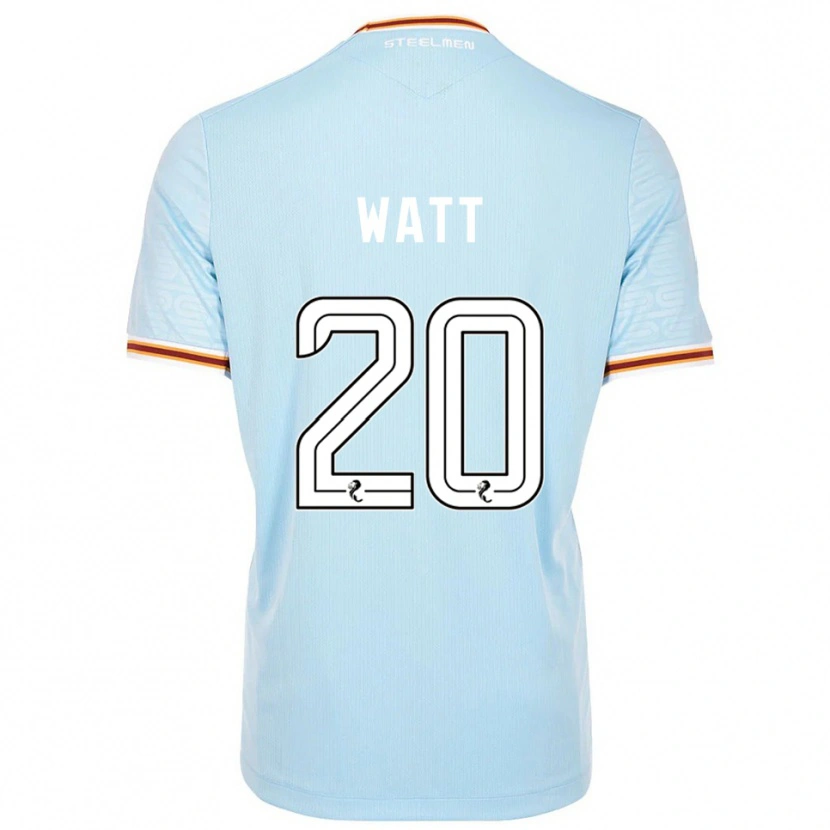 Danxen Hombre Camiseta Elliot Watt #20 Celeste 2ª Equipación 2025/26 La Camisa