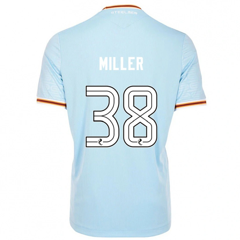 Danxen Hombre Camiseta Lennon Miller #38 Celeste 2ª Equipación 2025/26 La Camisa