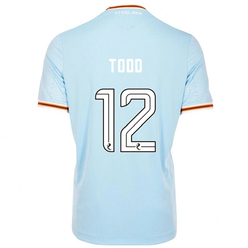 Danxen Hombre Camiseta Rachel Todd #12 Celeste 2ª Equipación 2025/26 La Camisa