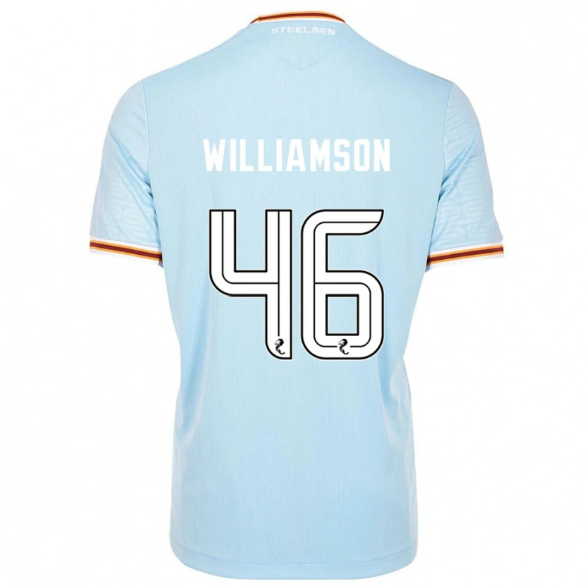 Danxen Hombre Camiseta Scott Williamson #46 Celeste 2ª Equipación 2025/26 La Camisa