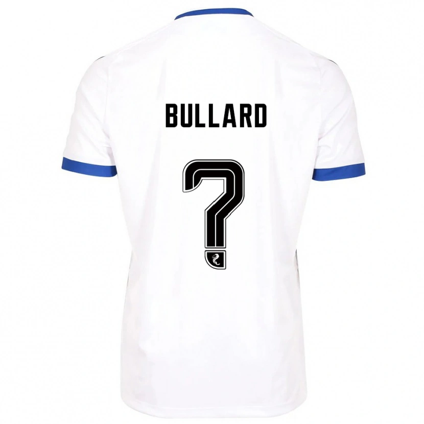 Danxen Hombre Camiseta Cole Bullard #0 Blanco Azul 2ª Equipación 2025/26 La Camisa
