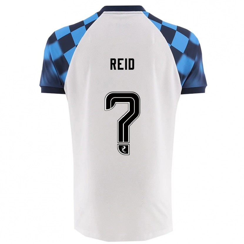 Danxen Hombre Camiseta Hannah Reid #0 Blanco Celeste 2ª Equipación 2025/26 La Camisa