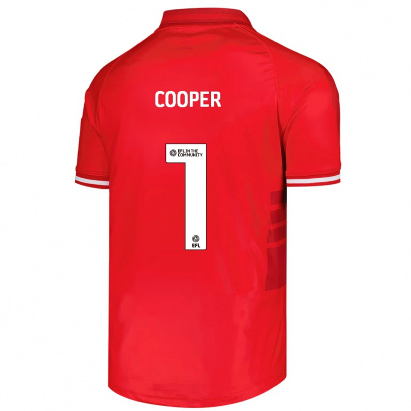 Danxen Mujer Camiseta Murphy Cooper #1 Rojo Blanco 1ª Equipación 2025/26 La Camisa