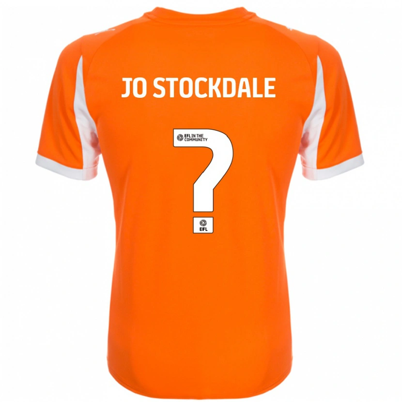 Danxen Mujer Camiseta Elly Jo Stockdale #0 Naranja Blanco 1ª Equipación 2025/26 La Camisa
