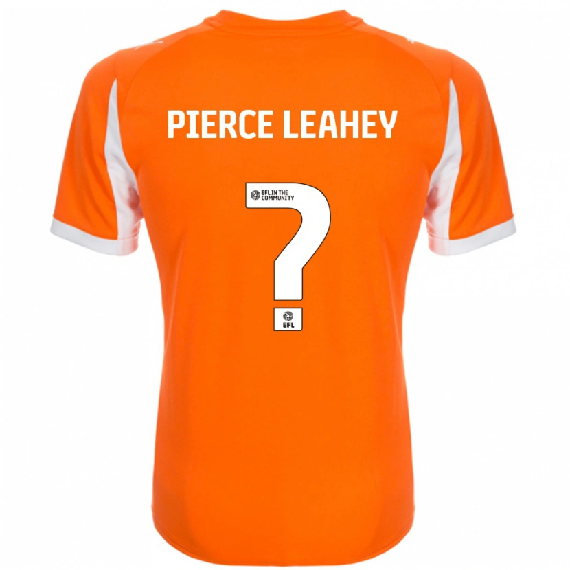 Danxen Mujer Camiseta Faye Pierce-Leahey #0 Naranja Blanco 1ª Equipación 2025/26 La Camisa