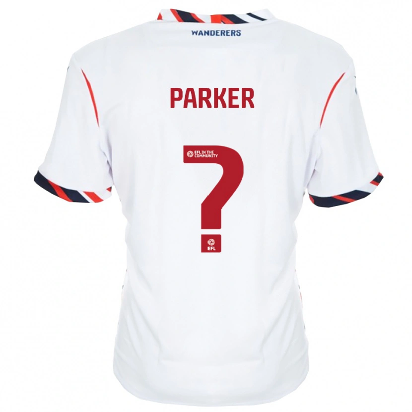 Danxen Mujer Camiseta Libbie Parker #0 Blanco Rojo 1ª Equipación 2025/26 La Camisa
