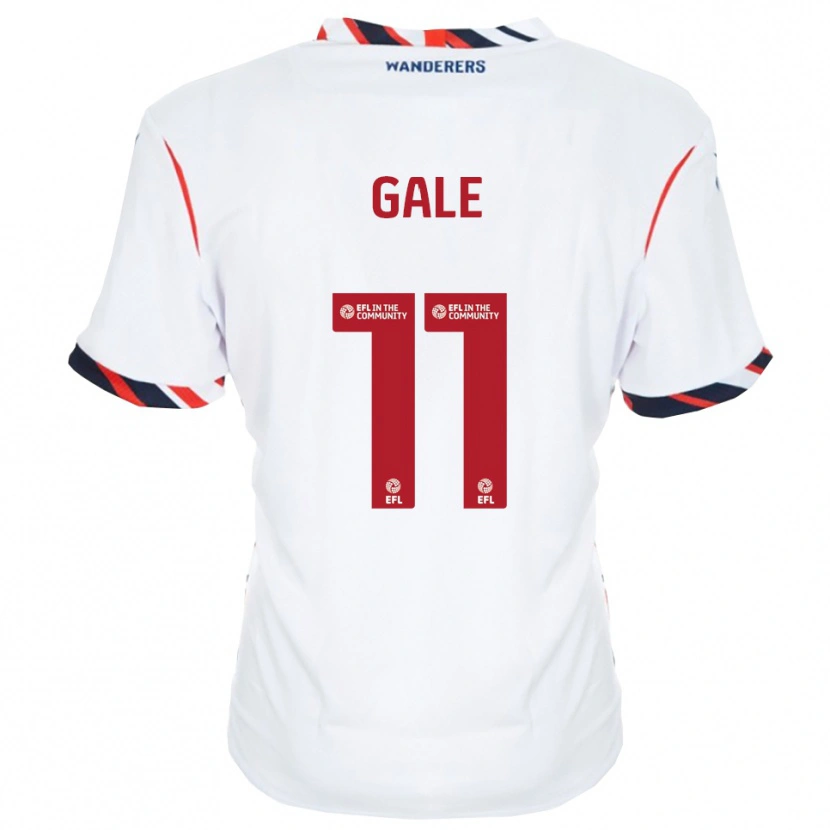 Danxen Mujer Camiseta Thierry Gale #11 Blanco Rojo 1ª Equipación 2025/26 La Camisa