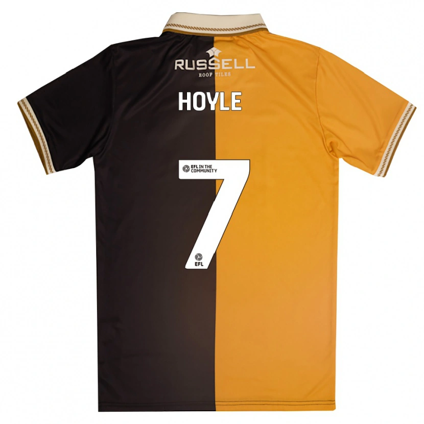 Danxen Mujer Camiseta Farrah Hoyle #7 Amarillo Negro 1ª Equipación 2025/26 La Camisa