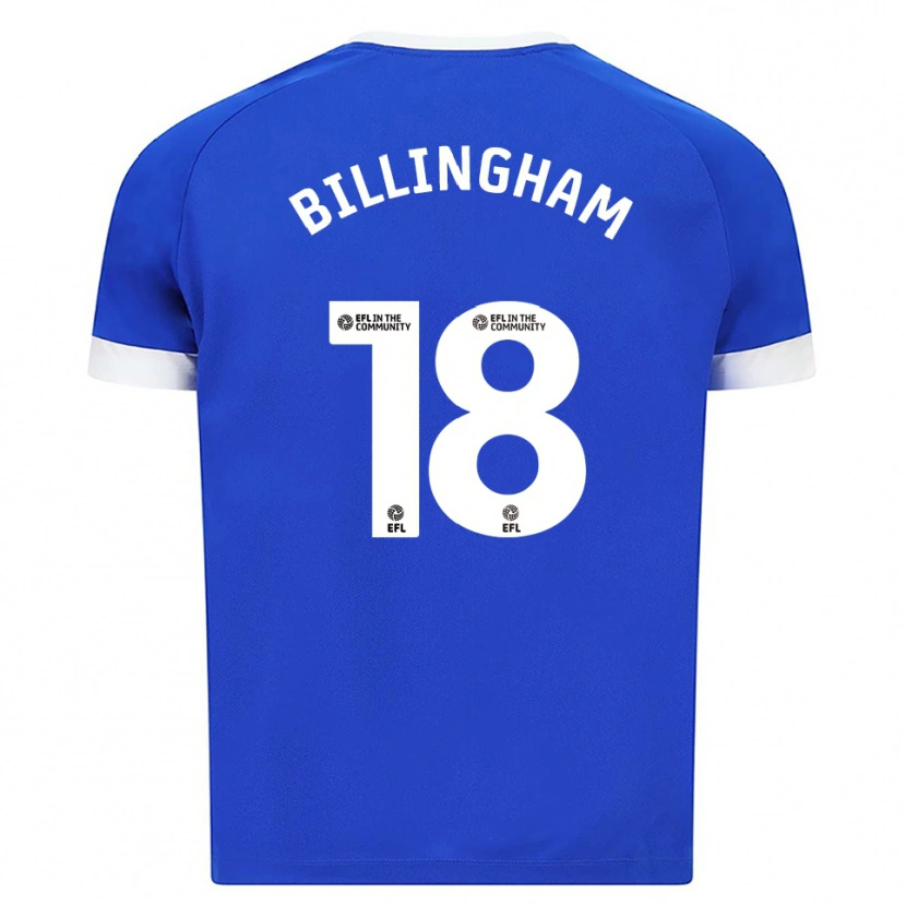 Danxen Mujer Camiseta Lily Billingham #18 Azul Blanco 1ª Equipación 2025/26 La Camisa