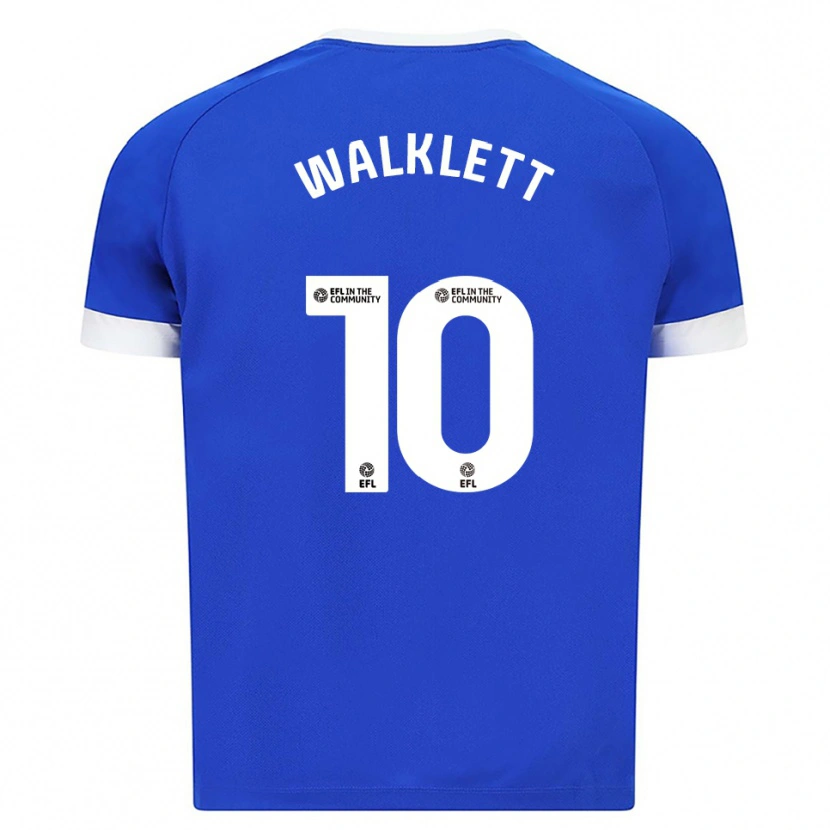 Danxen Mujer Camiseta Kerry Walklett #10 Azul Blanco 1ª Equipación 2025/26 La Camisa