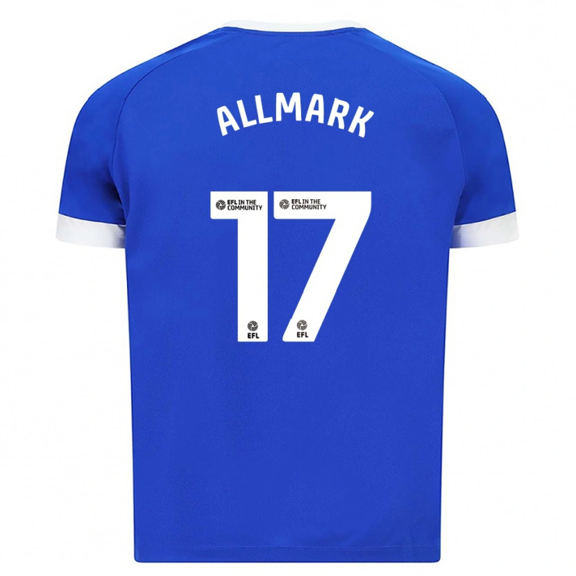 Danxen Mujer Camiseta Hayden Allmark #17 Azul Blanco 1ª Equipación 2025/26 La Camisa