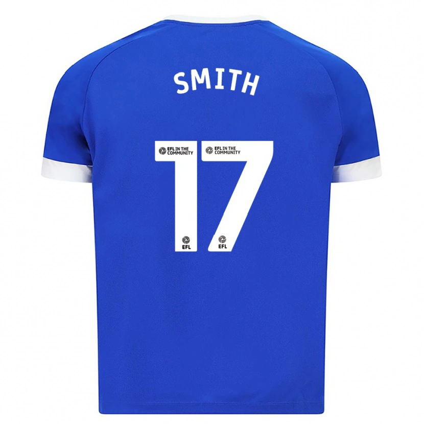 Danxen Mujer Camiseta Hollie Smith #17 Azul Blanco 1ª Equipación 2025/26 La Camisa