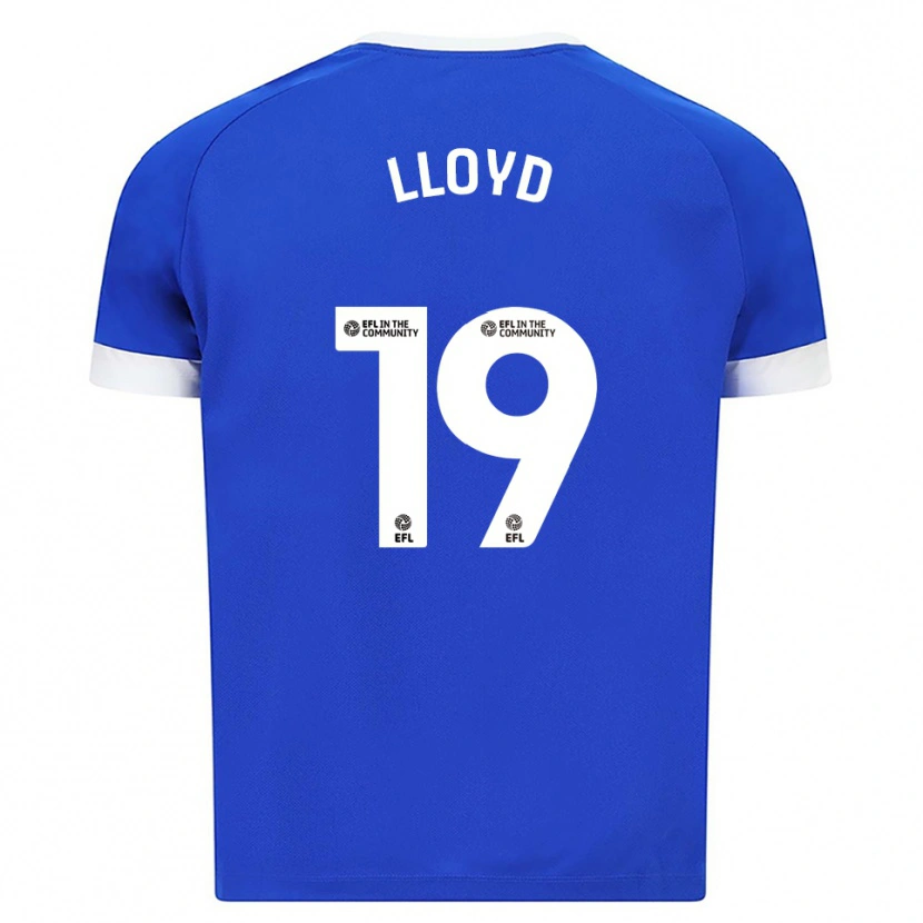 Danxen Mujer Camiseta Madison Lloyd #19 Azul Blanco 1ª Equipación 2025/26 La Camisa