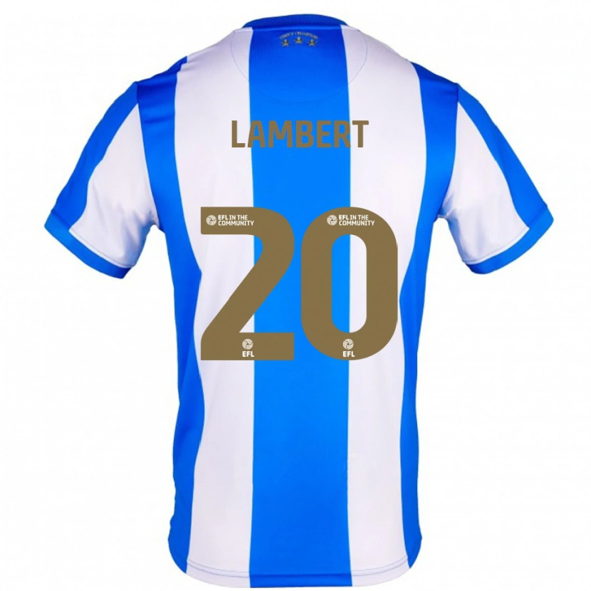 Danxen Mujer Camiseta Ellie Lambert #20 Azul Blanco 1ª Equipación 2025/26 La Camisa