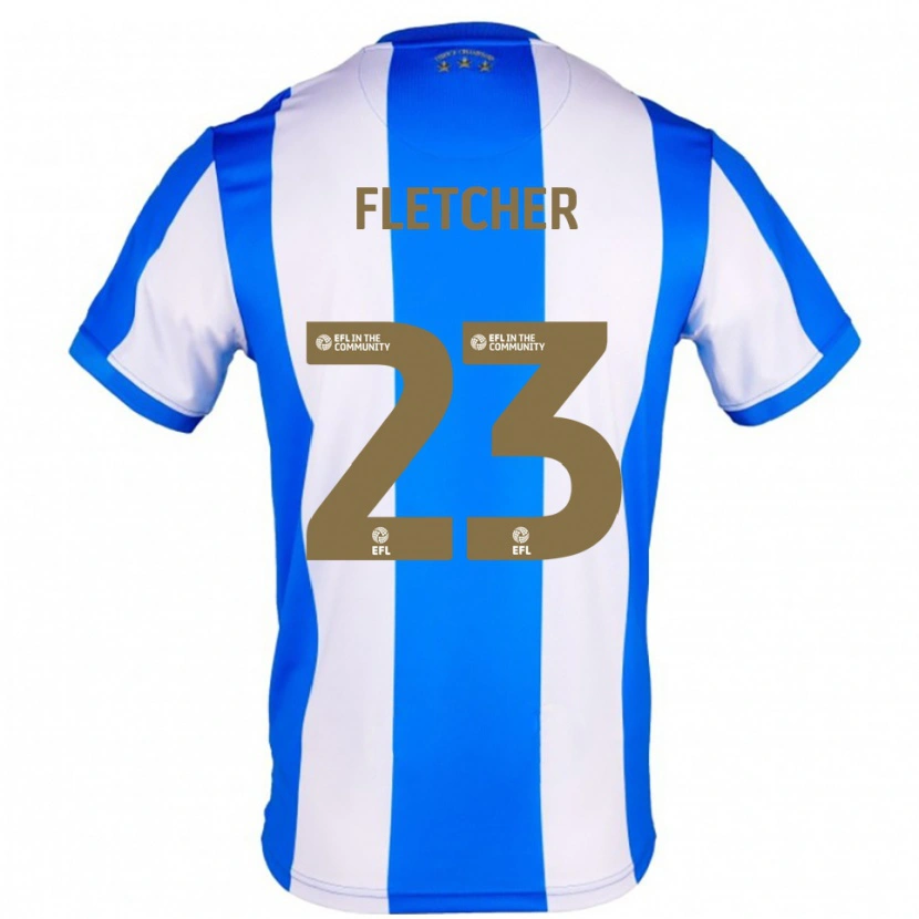 Danxen Mujer Camiseta Serena Fletcher #23 Azul Blanco 1ª Equipación 2025/26 La Camisa