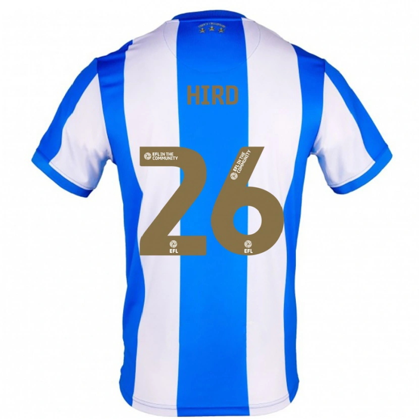 Danxen Mujer Camiseta Kayley Hird #26 Azul Blanco 1ª Equipación 2025/26 La Camisa