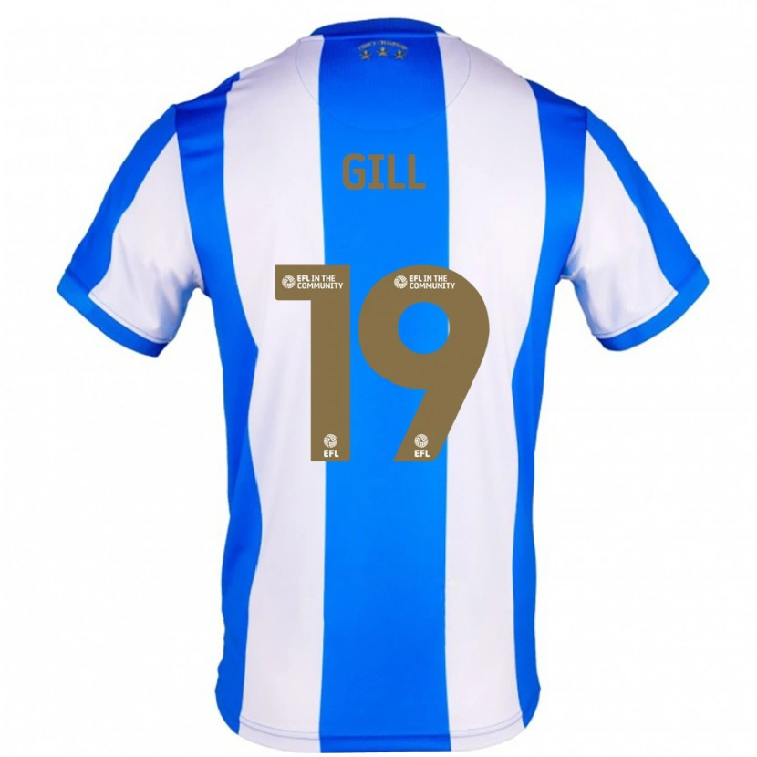 Danxen Mujer Camiseta Charlotte Gill #19 Azul Blanco 1ª Equipación 2025/26 La Camisa